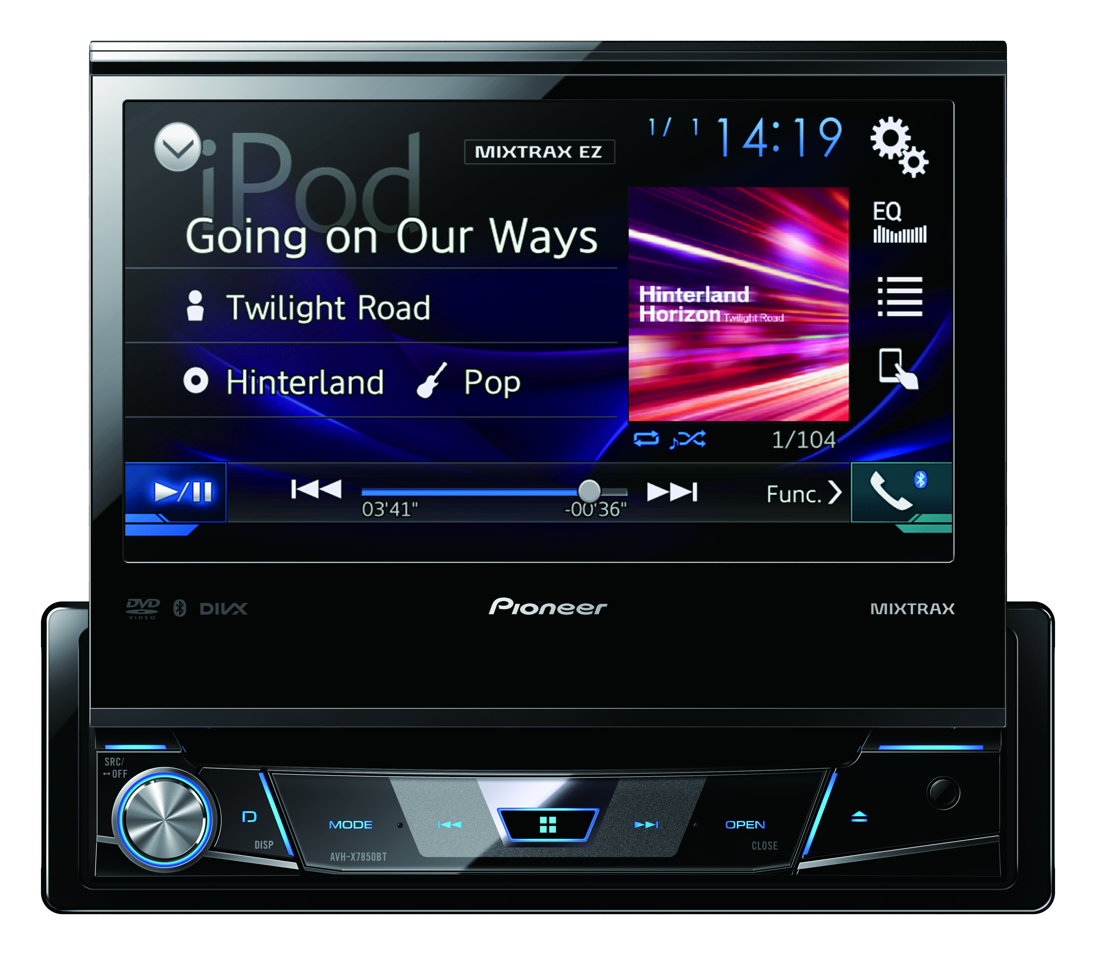 Pioneer avh p5900dvd как подключить bluetooth