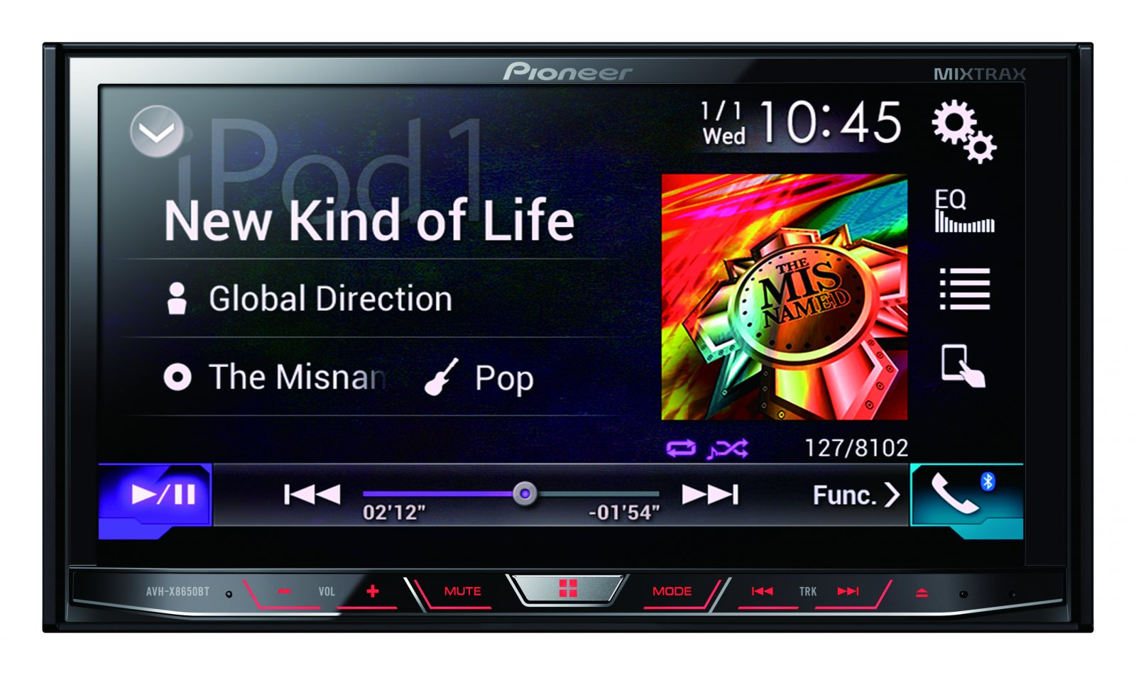 Pioneer avh 160dvd как подключить андроид