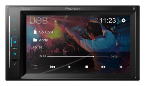 Pioneer g120 работает ли музыка с айфона через usb